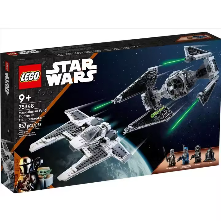 CAZA COLMILLO MANDALORIANO vs. INTERCEPTOR TIE - LEGO STAR WARS 75348 - 1