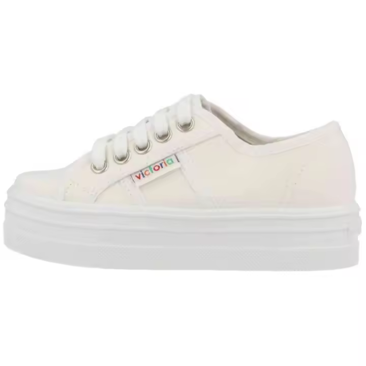 Zapatillas Victoria  para niñas en color blanco - 1