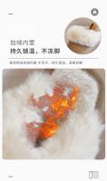 Alpargatas De Algodón Para Niños Y Niñas Con Piel De Peluche Antideslizantes Cómodas Y Calientes Para Uso Doméstico Talla True Fit - details 6