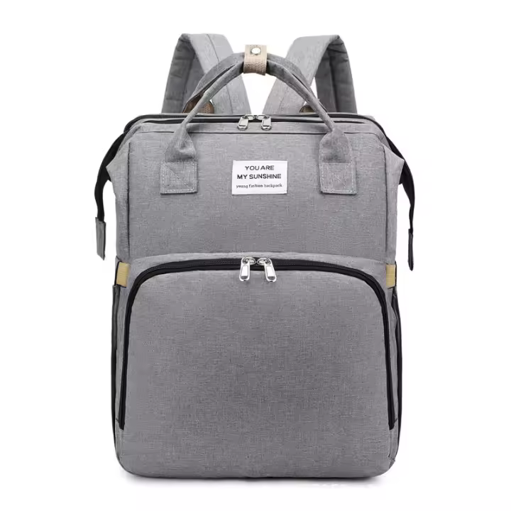 Portátil plegable multifuncional mochila para bebé 42*32*22cm bolsa de pañales Portátil Bolsa de la madre colcha - 1