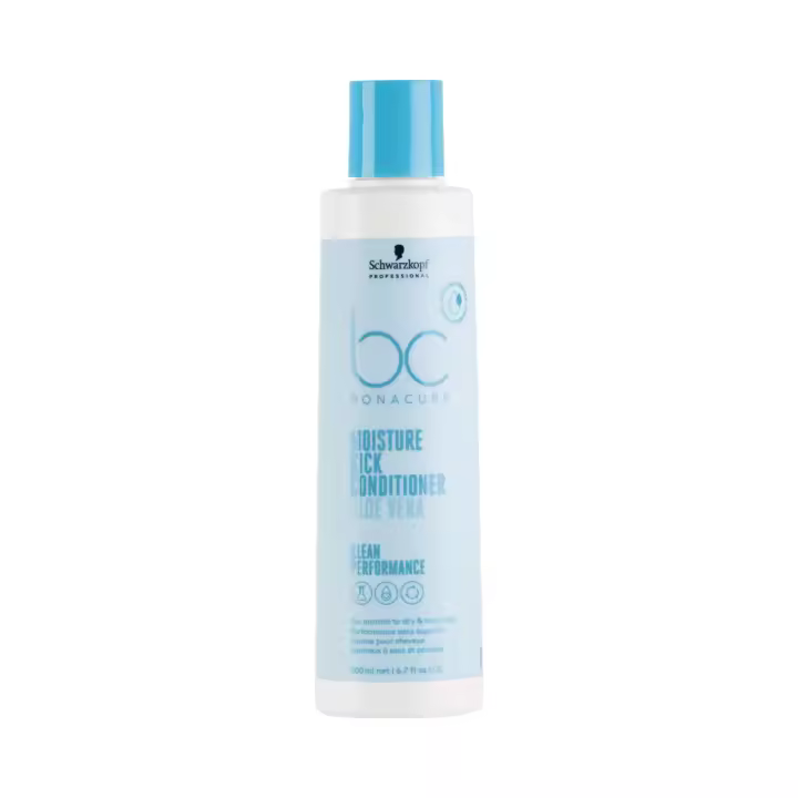 Schwarzkopf Professional Bonacure Moisture Kick Acondicionador 200 Ml. / Acondicionador hidratante para cabello normal a seco, rizado o quebradizo. - 1