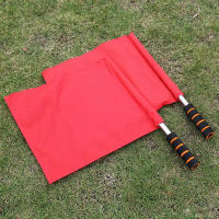 2pcs Bandera De Fútbol Y Dirección De Tráfico En Acero Inoxidable Mejorado Para Arbitros Y Patrullas Deporte Y Entrenamiento - details 1