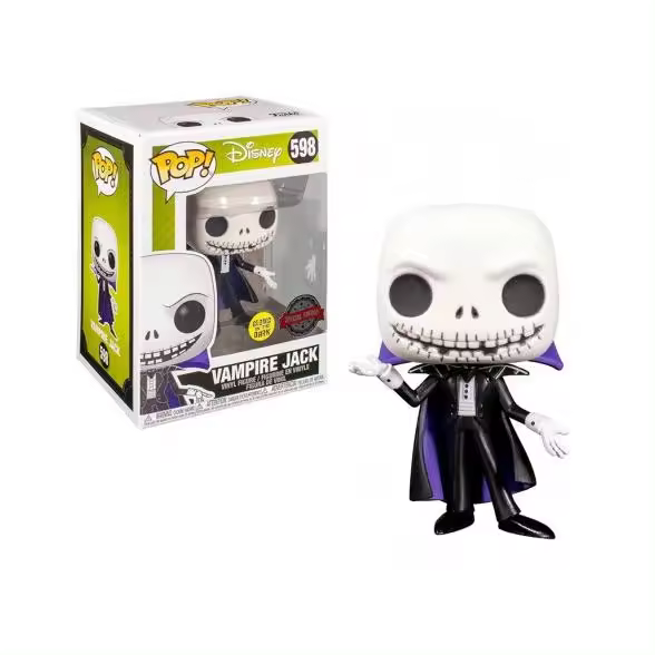 Funko Pop Vampire Jack Glows Disney Special Edition 598 - 1