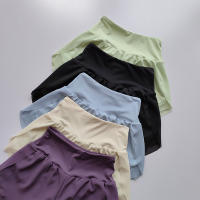 Shorts Deportivos De Verano Para Mujer Malla 2 En 1 Secado Rápido Yoga Transpirables Cintura Alta Para Correr Fitness - details 9