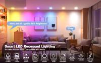 Luz De Techo Revestida Inteligente LED 6 Pulgadas 10W 1050 LM Luz Natural 5000K RGB Dimmable Por Alexa Y APP 16 Millones De Colores - details 0