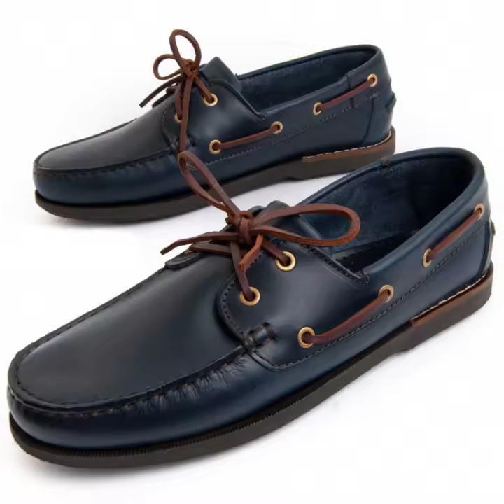 Náutico Casual De Piel Para Hombre.  Purapiel  Puranautic4  95737 - 1
