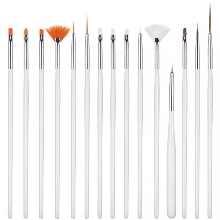 15 unidades pastel de pintura cepillo conjunto fondant pastelería cepillos para decoración bricolaje arcilla Craft Tool Kit - 1