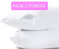 JIMENÉZ HOME - Pack 2 Funda de Almohada Impermeable 100% Algodón Extra Suave - Protector de Almohada Transpirable Anti-ácaros Antibacteriano E Hipoalérgico - details 0