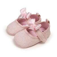 Zapatos De Algodón Para Bebé Niña Con Lazo Comodidad Suave Para Caminar Primeros Pasos Mary Jane Planas De Primavera Otoño Invierno Todas Las Estaciones Cuna Zapatos Nuevos Recién Nacidos - details 7