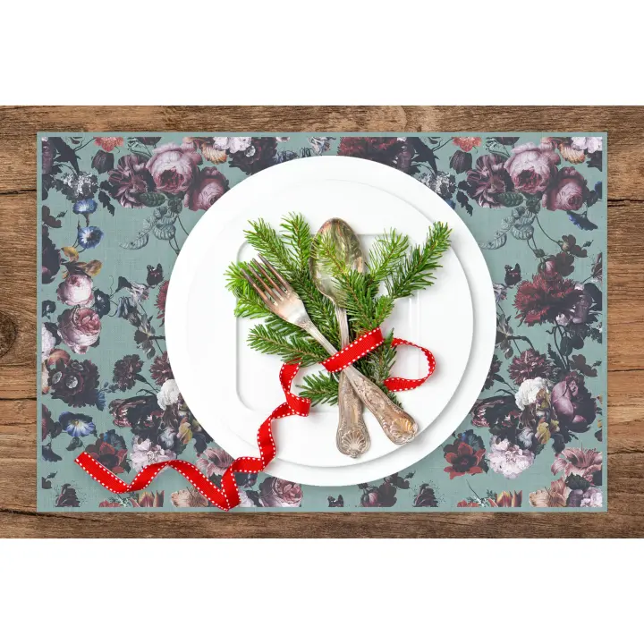 VINILIKO, set de 4 individuales de mesa Bohemian garden 3  4u-30x45 cm - 1