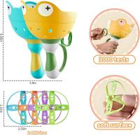 Juguetes para Exterior, lanzador de Frisbee, 2 lanzadores con discotecas, juego familiar al Aire Libre, Gift para niños y niños de 3 años en Adelante - details 4