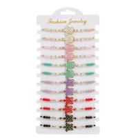 Pulsera De Aleación De Cristal Multicolor Tortuga Nueva 2024 Para Mujer Moda Y Pulsera Tejida Personalizada Conjunto De Pulseras - details 0