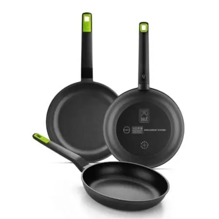 Pack 3 Sartenes Bra Gastro A841202/ Ø20cm/ Ø24cm/ Ø28cm/ Apta para Inducción - 1