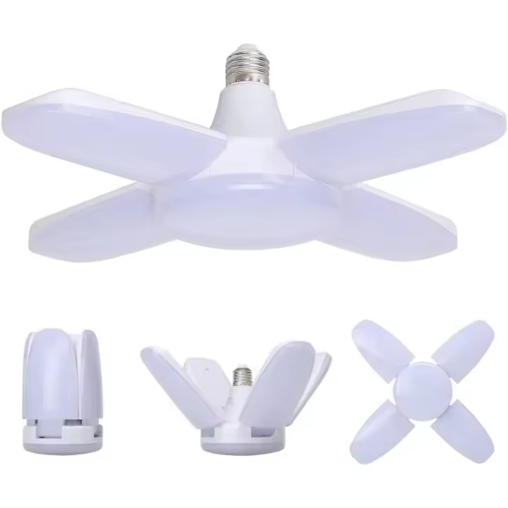 Luz del garaje de 60W LED, E27 luz de techo de la seguridad de 6000 lúmenes - 1