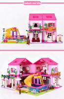 Bloques De Construcción Friends City Sets Villa De Verano Castillo Con Piscina Para Niñas Juguete Educativo Decorativo Para Niños - details 3