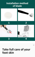 Kit profesional de pedicura 8/10 en 1, afeitadora de callos de acero inoxidable, herramientas para el cuidado de los pies, conseguir pies suaves y lisos - details 6