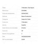7 Wonders  Duel Expansión Agora Juego de mesa en castellano repos produccion - details 1