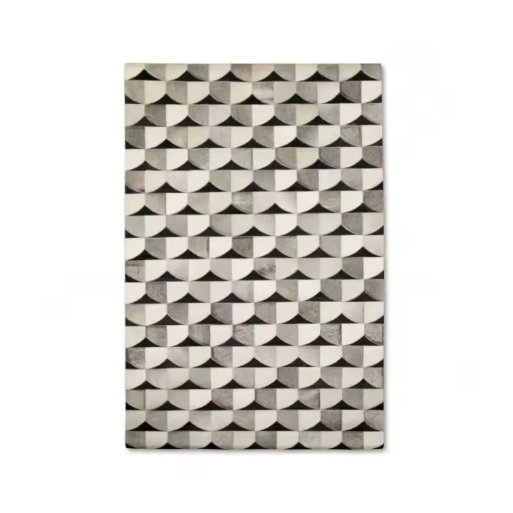 Alfombra Patchwork Piel de Vaca THORN - Varias medidas - Zerimar. - 1