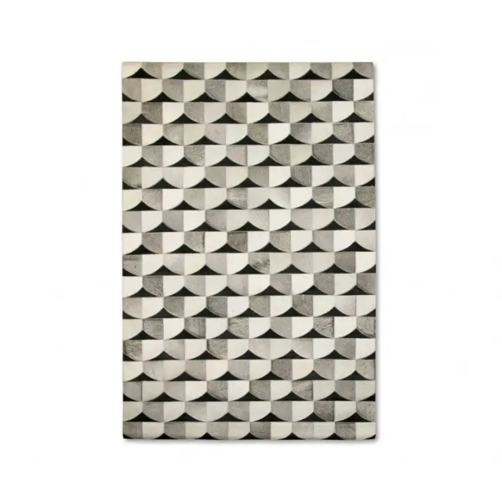 Alfombra Patchwork Piel de Vaca THORN - Varias medidas - Zerimar. - 1