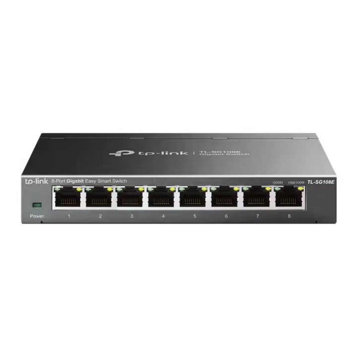 TP-LINK TL-SG108E 8 puertos RJ-45 Negro TL-SG108E - 1