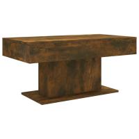 vidaXL Mesa de centro madera de ingeniería 96x50x45 cm Blanco, Negro, Gris Mesita de Salón o Comedor o Auxiliar Mesa de Café Meuble Salón - details 5