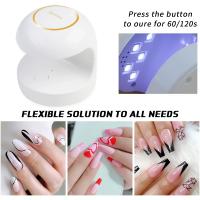 Secador De Uñas Mini USB 18W Lámpara UV LED Forma De Huevo Blanco Para Pintura De Uñas Secado Rápido En 120S Herramientas De Manicura - details 7