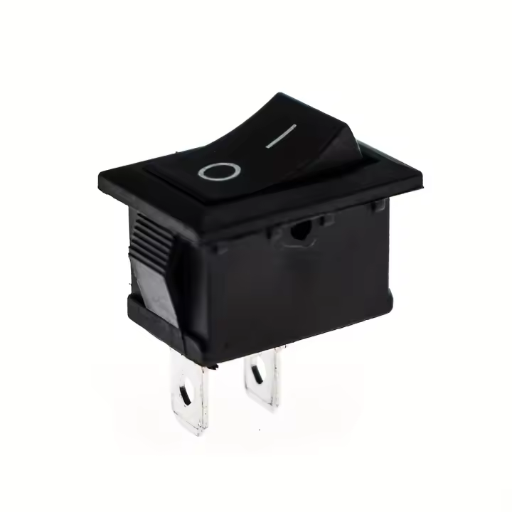 50/100pcs Kcd1 Plumas De Cobre 21*15 Mm 2PIN Rocker De Barco Posición ON/OFF Snap-in SPST 6A/250V 21x15mm Para Mercado De Componentes Electrónicos - 1