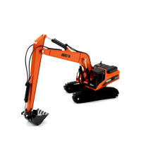 Modelo De Camión Excavadora De Brazo Largo HUINA 7122 1/50 Aleación Metal Vehículo De Construcción Juguete Para Niños Regalos Sin Batería - details 2