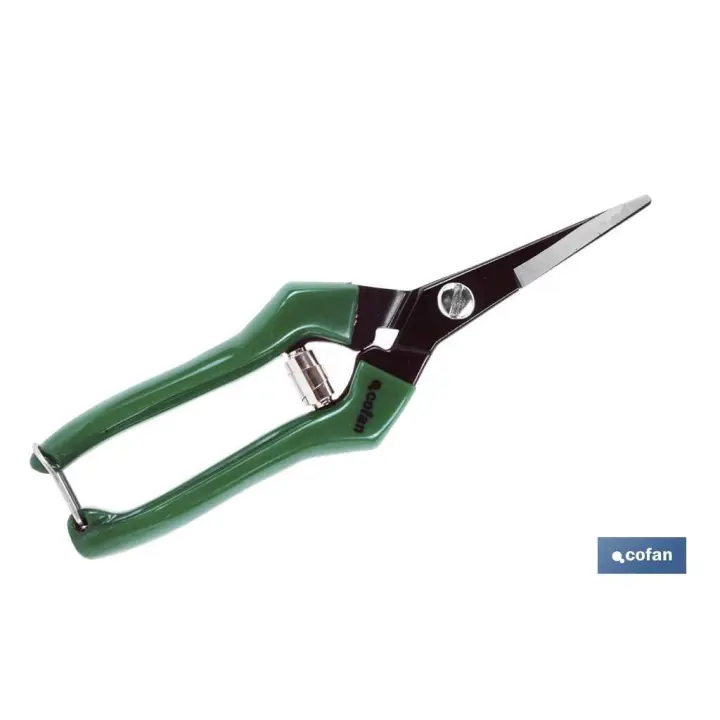 COFAN - Tijeras de recolección con punta recta y longitud total de 205 mm | Especiales para jardinería - 1