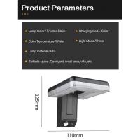 Lámpara De Pared Solar LED Plegable 120° Impermeable Con Sensor De Movimiento 3 Modos Luces De Calle Para Jardín Decoración - details 9
