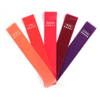 5pcs Bandas De Resistencia De Goma Para Yoga Y Gimnasio Efecto Adelgazante Y Modelador De Cuerpo Para Mujeres Entrenamiento De Fuerza Pilates Crossfit Burner - details 5