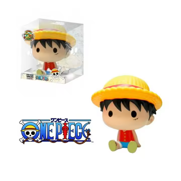 ONE PIECE TIRELIRE LUFFY CHIBI FIGURA HUCHA 18 CM PVC -PLASTOY - 1