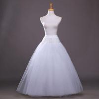 Peticoato Blanco De 4 Capas Sin Aro Para Vestido De Novia Crinolina Acolchado De Baile Falda De Fiesta Para Damas Ropa De Rollo - details 0