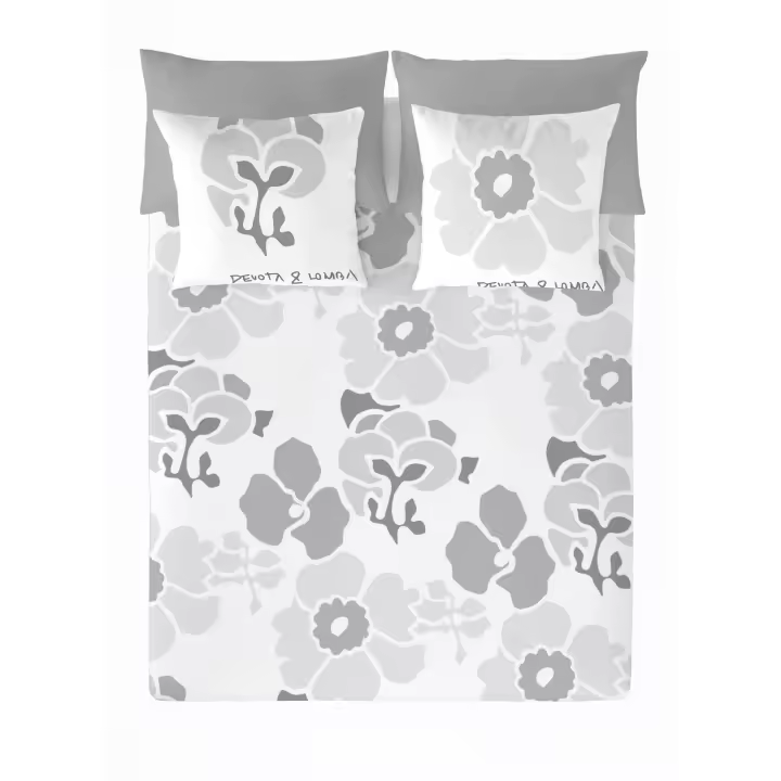 FUNDA NÓRDICA 100% ALGODÓN FLORES DEVOTA & LOMBA FABRICADO EN ESPAÑA - 1