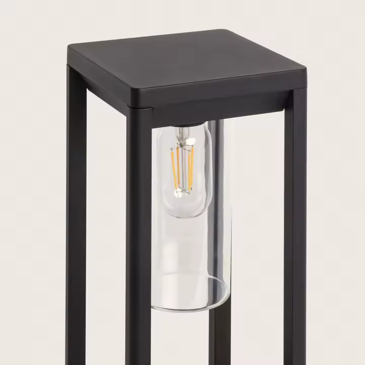 Ledkia Baliza Exterior Superficie Pie 35cm Aluminio Askari Negro - 1