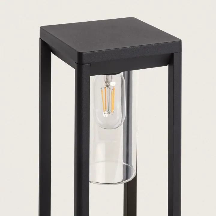Ledkia Baliza Exterior Superficie Pie 35cm Aluminio Askari Negro - 1