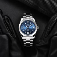 Reloj Mecánico Automático Para Hombre BENYAR 2024 Deportivo Y De Negocios Resistente Al Agua 50M Con Marcadores Numerales Arábigos Y Calendario Completo - details 9