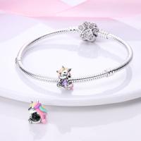 Encantadores Colgantes De Animales De Plata Para Mujer Joyería De Pulsera Y Collar Forma Irregular Sin Certificación - details 79