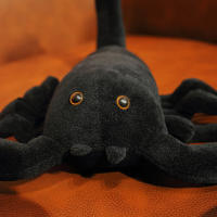 Grande Escorpión Negro De Peluche Realista Juguetes Simulación Animal Muñeco Regalo Para Navidad Cumpleaños Creativo Y Original Para Todas Las Edades - details 24