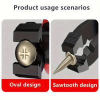 Aguja De Desenredo De Tornillos Con Juntas Antideslizantes Herramienta Manual Multifuncional De Acero Carbono Para Extracción Rápida De Tornillos Dañados/Rustificados - details 5