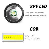 Mini Linterna LED Recargable USB Táctica Con Luz Potente Y Zoomable 5 PCS Lámpara De Emergencia Ajustable Para Escalada Camping Y Senderismo - details 2