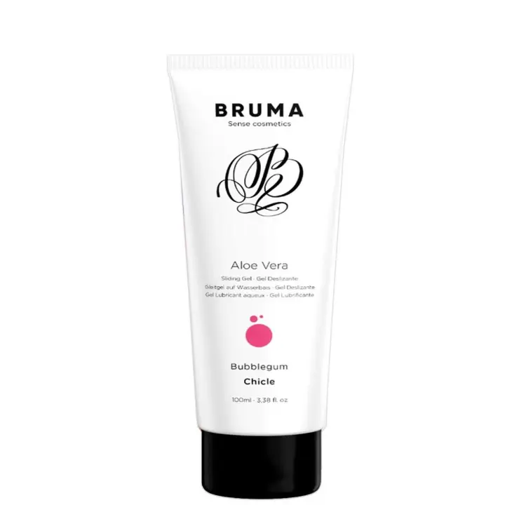 BRUMA - GEL DESLIZANTE CON ALOE VERA SABOR A CHICLE - LUBRICANTE PARA MOMENTOS INTIMOS 100 ML - 1