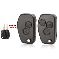 Carcasa De Llave De Coche Con Plegado Jingyuqin Modificada Para Renault Megane Dacia Modus Espace Duster Clio 2/3 Botones VAC102/NE72 Material ABS - details 0