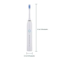 Cepillo De Dientes Eléctrico Con 6 Modos De Limpieza Dental Cuidado De Los Dientes Impermeable IP67 Recargable Por Tipo-C Para Adultos - details 12