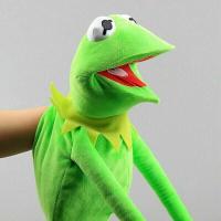 Marioneta de mano de la rana Gustavo de 60 cm, juguete de peluche de cuerpo entero - details 3