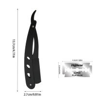 Afeitadora Manual Plegable Para Hombres Con Hoja Afilada Como Una Navaja Barbero Afeitadora De Brazo Straight Shaver Para Hombres - details 3