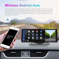 Podofo-cámara trasera HD DVR para coche, Control de voz, Wifi, Android, Auto y Carplay, tablero de recortes de vídeo, BT, FM, espejo de coche, 10,26" - details 5