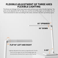 Lámpara De Escritorio Xiaomi Mijia 2 Lite Ra90 Protección Ocular Plegable 3-Niveles De Ajuste Iluminación De Mesa Luz Nocturna Para Cama - details 6