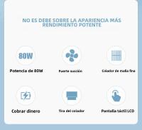 Aspiradora De Uñas Recargable De Alta Potencia Para Manicura Con Filtro Removible Y Ajustable Máquina De Manicura Multifuncional - details 1