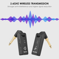 Sistema De Transmisión Inalámbrico M-VAVE WP-8 Para Guitarra Eléctrica Con Recibidor Y Transmisor Batería Integrada Y Caja De Carga 3.5mm Y 6.35mm - details 12